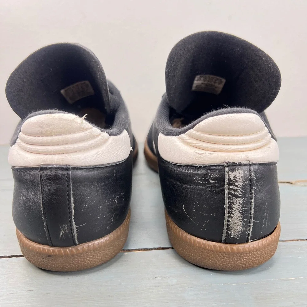 Adidas Samba Classic Black White Gum Sole Indoor Soccer Shoes G34563 Mens 10.5